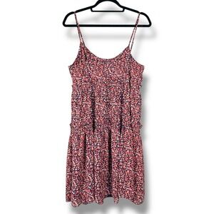 Michael‎ Kors Dress Womens Medium Floral Sleeveless Tiered A-Line Summer Casual
